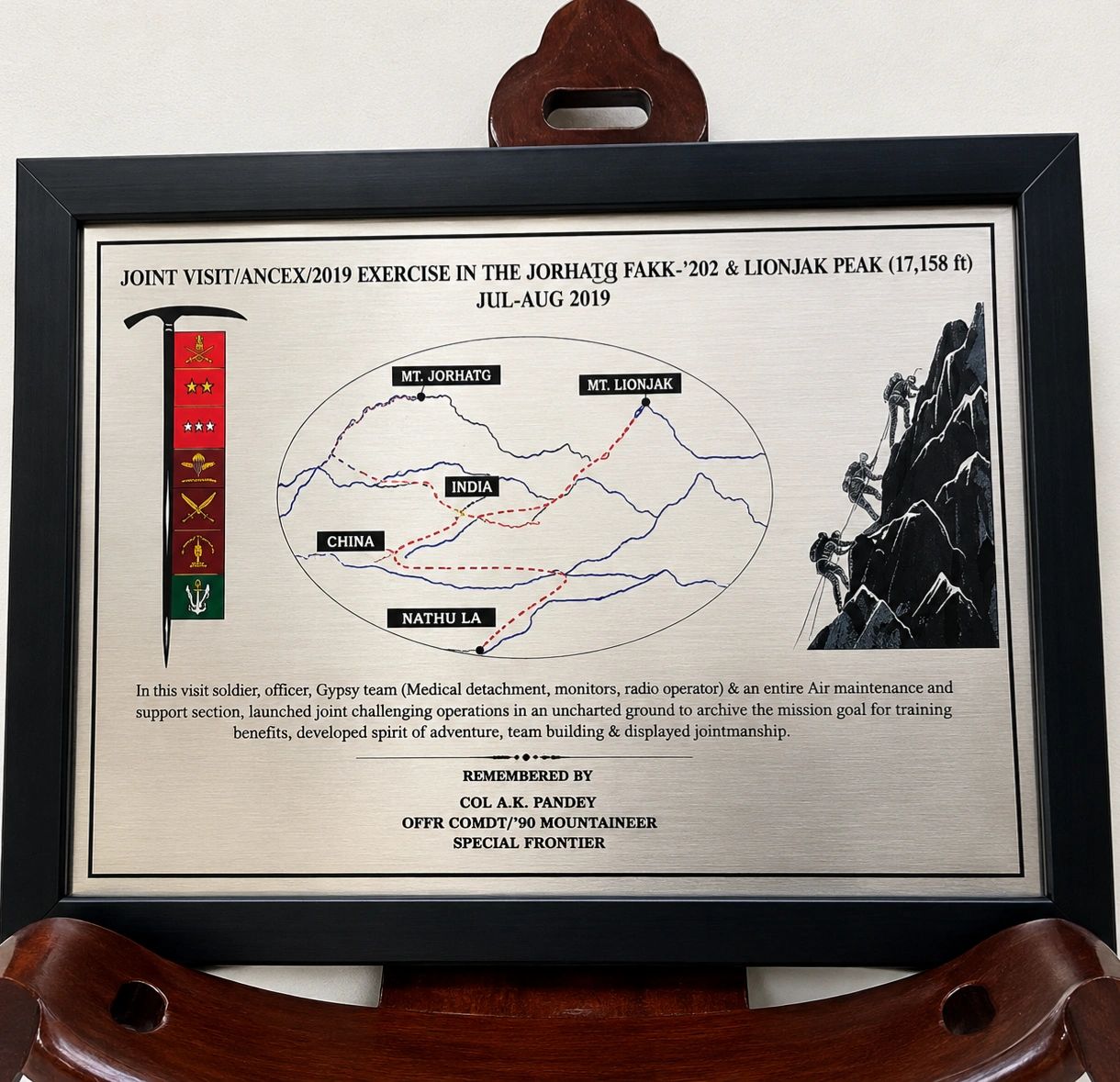 Operation Display Frame